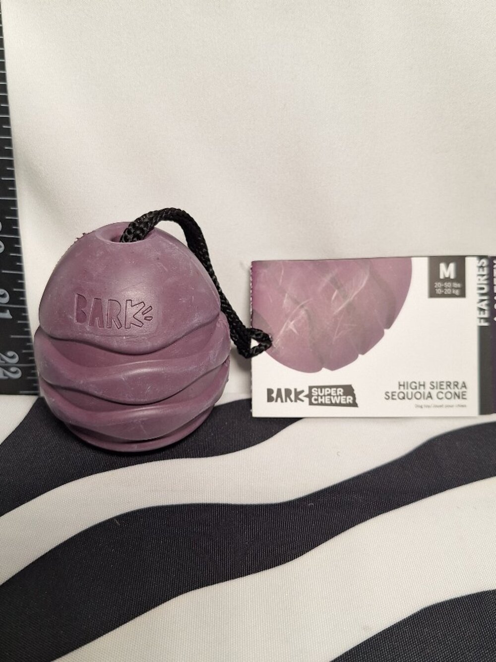 NWT Bark Super Chewer High Sierra Sequoia Cone M